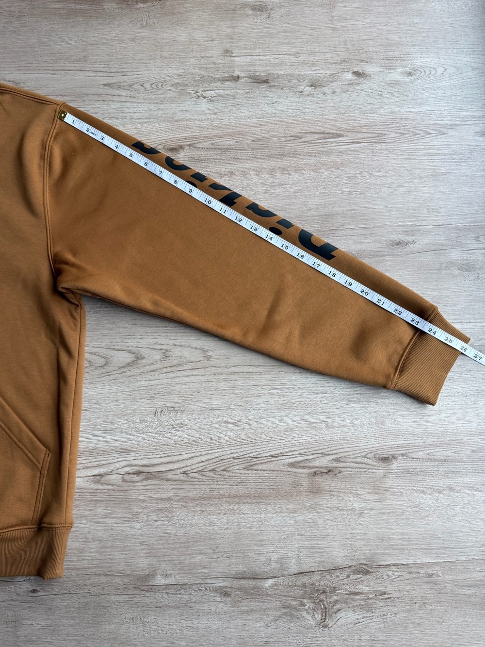 Dickies Men’s Large Pullover Fleece Hoodie Brown Duck DWR Workwear - Picture 14 of 16